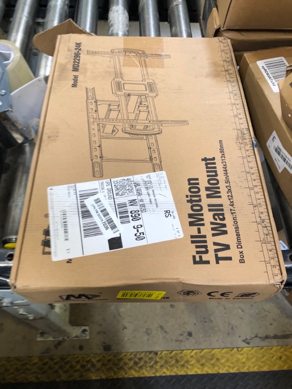 Photo 1 of Mounting Dream TV Wall Mounts Bracket for Most 42-84 Inch TVs, UL Listed Premium TV Mount Full Motion with Articulating Arms, Max VESA 600x400mm and 100LBS, Fits 16", 18", 24" Studs, MD2296-24K
