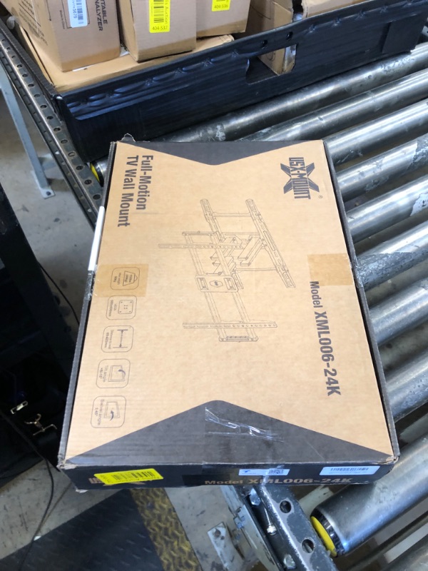 Photo 1 of USX MOUNT UL Listed TV Wall Mount for 42"-85" TVS, Fits 16" 18" or 24" Studs, Full Motion Wall Mount Swivel Tilt Extension TV Bracket with Dual Articulating Arms, Max VESA 600x400mm, Load 110lbs