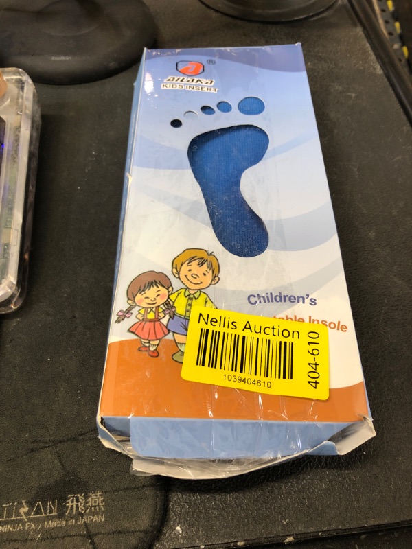 Photo 1 of Ailaka Kids Orthotic Cushioning Arch Support Shoe Insoles, Children Pu Foam Inserts for Flat feet, Plantar Fasciitis, Feet Heel Pain Relief Blue