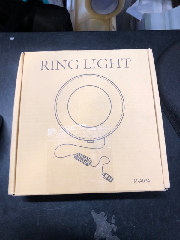 Photo 1 of Video Conference Lighting Kit, Ring Light Clip on Laptop Monitor, 6" Dimmable LED Circle Selfie Light for Zoom Meeting/Remote Working/Zoom Calls/Live Streaming/Video Recording
