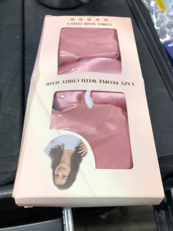 Photo 1 of 6 Pcs Set Heatless Hair Curler?Satin Heatless Curling Set, Heatless Curls Headband, Overnight Curling Headband, Heatless Curling Set, Creates Beautiful Curls Without Damaging The Hair (Pink)