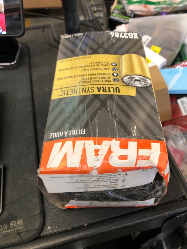 Photo 1 of FRAM Ultra Synthetic Automotive Replacement Oil Filter, Designed for Synthetic Oil Changes Lasting up to 20k Miles, XG3786 (Pack of 1)