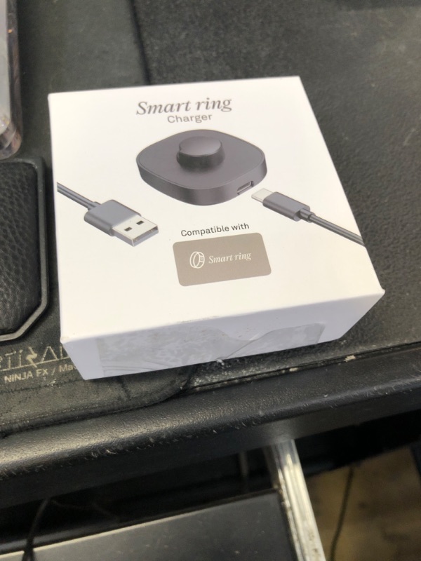 Photo 1 of bachenpny Smart Ring Charging Size 8, Compatible with Oura Ring Gen3 Charger, Fast Charging Dock and USB-C Cable, Charger for Smart Ring (Black)