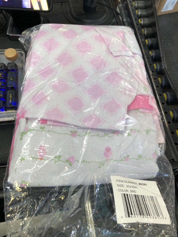 Photo 1 of Luvable Friends Unisex Baby Cotton Flannel Receiving Blankets, Bird 7-Pack, One Size