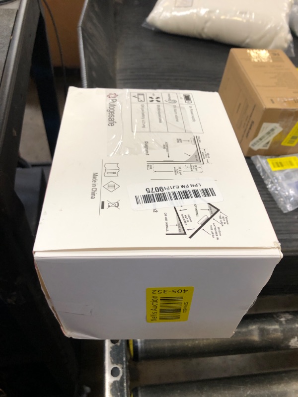 Photo 1 of Detector, Hardwired Interconnected Smoke Detectors, Smoke Alarm with Replaceable 9V Battery, Interconnects Up to 12 Fire Alarms Smoke Detectors, Fire Alarm with Test/Silence Button 4 Packs