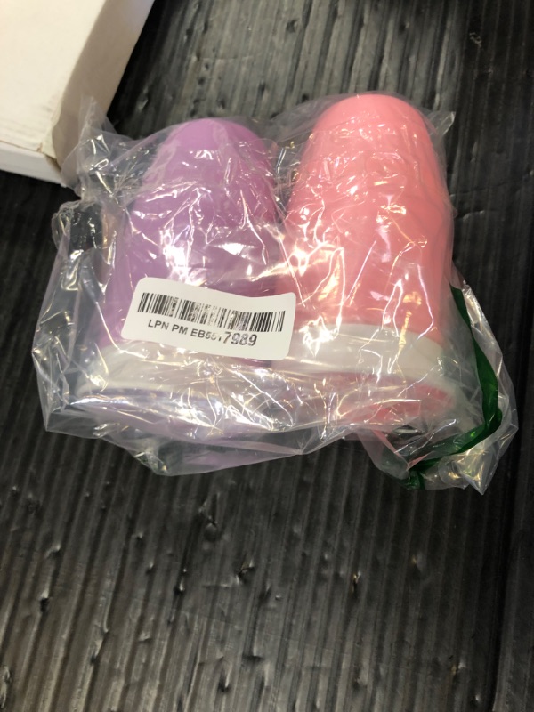 Photo 1 of Munchkin Sippy Cups for Toddlers 1-3, Spill Proof Miracle 360 Cup, 10 Ounce, 2 Pack, Pink/Purple