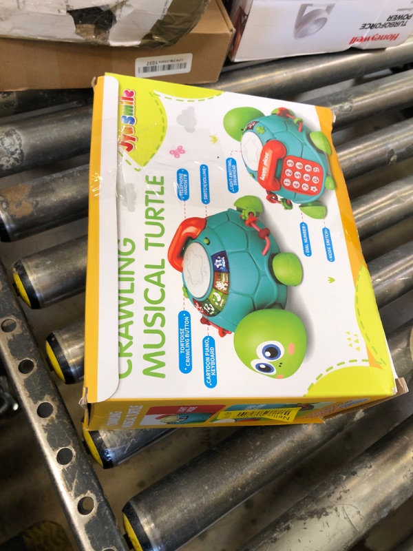 Photo 1 of Baby Toys 6 to 12 Months, Musical Turtle Crawling Infant Toys, Early Learning Educational Toy with Light & Sound, Christmas Birthday Gifts for Boy Girl 7 8 9 10 11 Month 0-1 Year Old