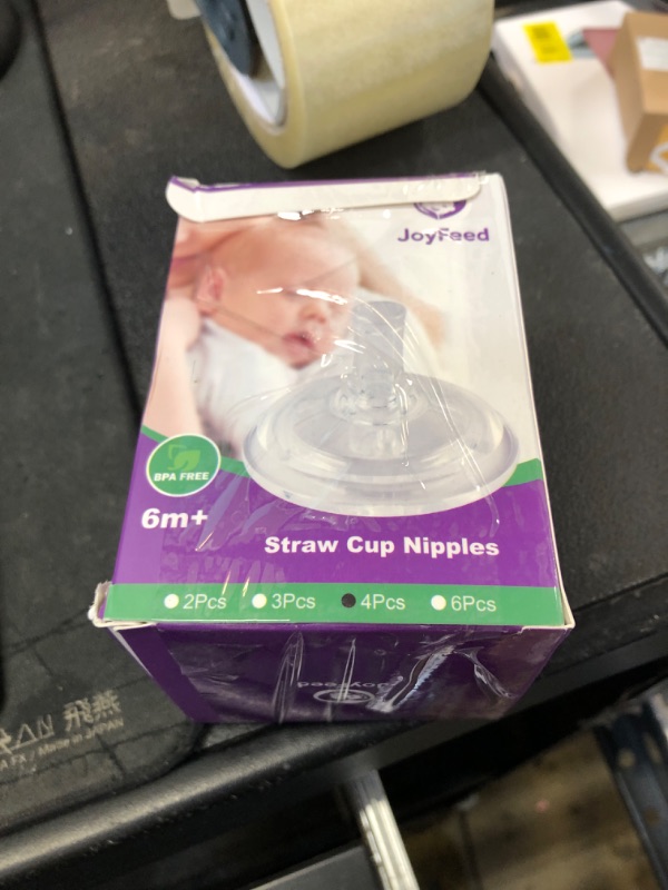 Photo 1 of Straw Cup Conversion Nipple for Philips Avent Natural Baby Bottle, My Grippy Spout Sippy Cup and Natural Trainer Sippy Cup,Leak-Proof,Fast Flow Soft Silicone Straw Top Nipples,6m+,4 Count
