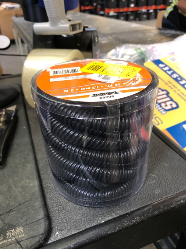 Photo 1 of Dorman 86664 1/2 In. X 10 Ft. Black Flex Split Wire Conduit, 10 Pack