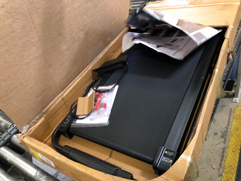 Photo 1 of THERUN Walking Pad Treadmill, 2.5 HP Under Desk Treadmills, 2 in 1 Foldable Treadmill for Home, Walking Pad with Handle Bar, 15" Widened Running Belt, with Remote Control & LED Touch Screen