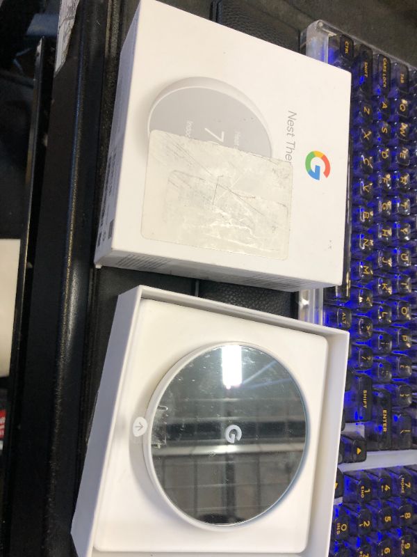 Photo 1 of Google Nest Thermostat - Smart Thermostat for Home - Programmable Wifi Thermostat - Snow