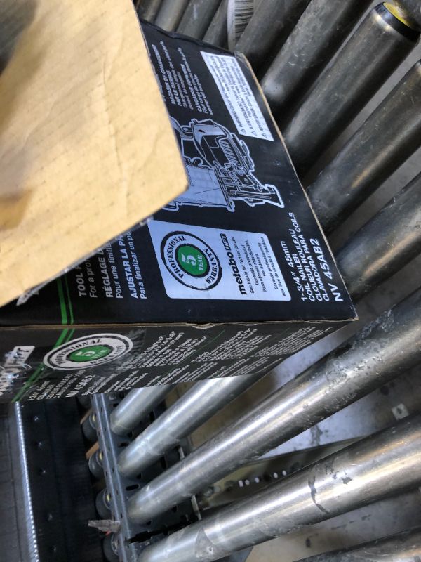 Photo 1 of Metabo HPT Roofing Nailer, Pro-preferred Pneumatic Power Nailers, Ideal for Asphalt Roofing Shingles, 16 Degree 7/8? to 1-3/4? Roofing Nails, NV45AB2