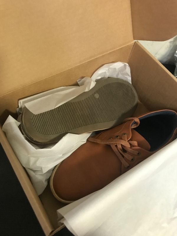 Photo 1 of Size 9---Jousen Men's Casual Shoes Memory Foam Mens Fashion Sneakers 3 Eyelets Business Dress Sneaker (A81Q06 Yellow Brown 9)