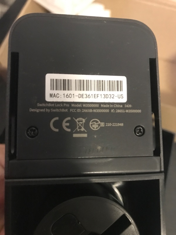 Photo 1 of SwitchBot WiFi Smart Lock Pro with Keypad Touch, Fingerprint Keyless Entry Door Lock, Bluetooth Electronic Deadbolt, IP65 Weatherproof, Fits Your Existing Deadbolt, Supports Matter, Alexa and Google