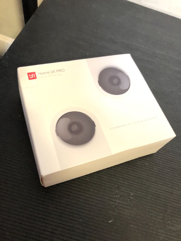 Photo 1 of YI Pro 2K Home Security Camera, 2.4Ghz Wired Indoor Camera with Person, Vehicle, Animal Smart Detection, Phone App, Compatible with Alexa and Google Assistant 2Packs