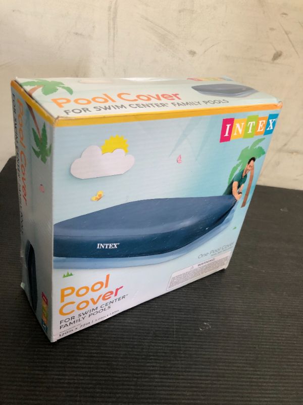 Photo 1 of Intex Rectangular Pool Cover for 103 in. x 69 in. or 120 in. x 72 in. Pools