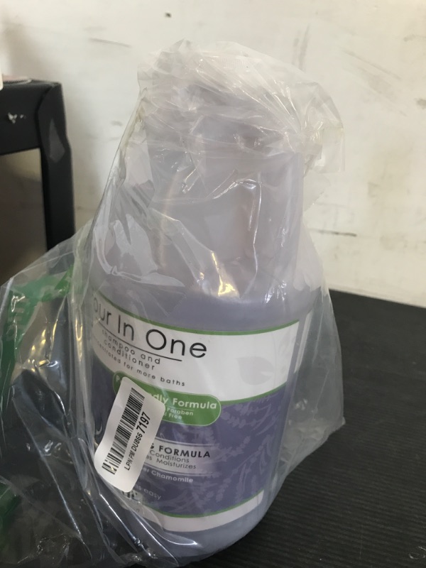 Photo 1 of Wahl USA 4-in-1 Calming Pet Shampoo for Dogs – Cleans, Conditions, Detangles, & Moisturizes with Lavender Chamomile - Pet Friendly Formula – 64 Oz - Model 821000-050