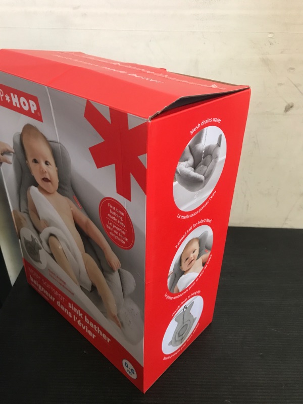 Photo 1 of Skip Hop Soft Sink Baby Bath Tub, Moby, Grey