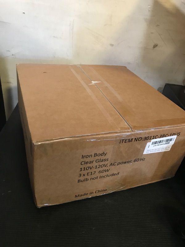 Photo 1 of Slypadan Semi Flush Mount Ceiling Light, 12 Inch Large Gold Ceiling Light Fixture, 3-Light Globe Glass Farmhouse Kitchen Lighting Fixtures for Bathroom, Hallway, Dining Room ****(Bulb Not Included)