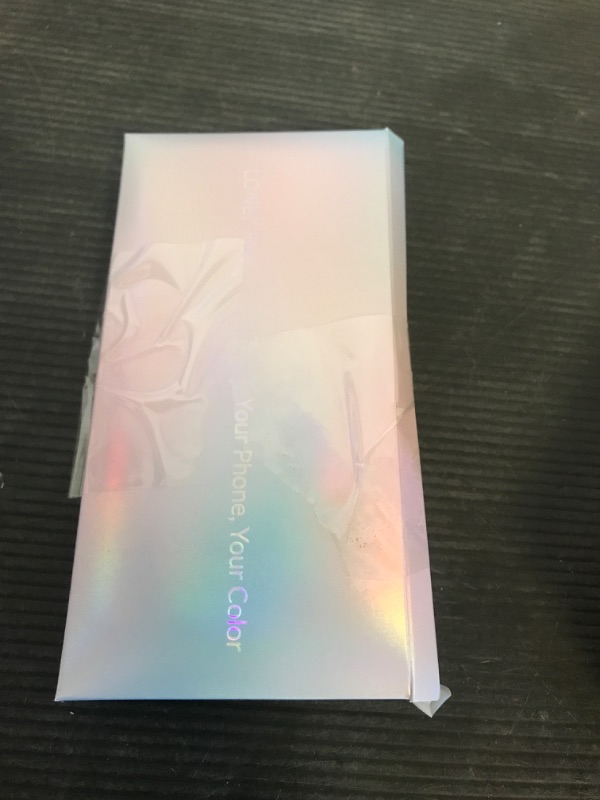 Photo 1 of LONLI Hue - Magnetic Case for iPhone 15 - [Compatible with Magsafe] - [360° Shock-Absorbent Bumper] - [Cute and Unique Phone Cover for Girls and Women] - Fluorescent Holographic Iridescent