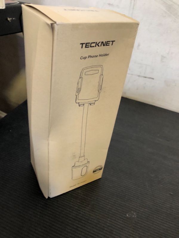 Photo 1 of TECKNET Universal Car Cup Phone Holder – Adjustable Cradle Car Mount with Air Vent Phone Mount & Extra Grip Pads for iPhone, Samsung, All Smartphone