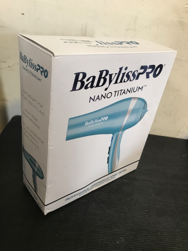 Photo 1 of BaBylissPRO Hair Dryer, Nano Titanium 2000-Watt Blow Dryer, Hair Styling Tools & Appliances, BNT5548