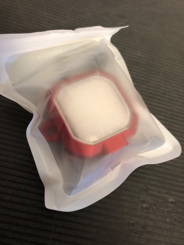 Photo 1 of (with Secure Lock) Clear Carbon Fiber Case Cover for Samsung Galaxy Buds FE (2023) /Galaxy Buds 2 Pro(2022)/Galaxy Buds Pro(2021)/Galaxy Buds 2(2021)/Galaxy Buds Live(2020) with Keychain - Clear Red