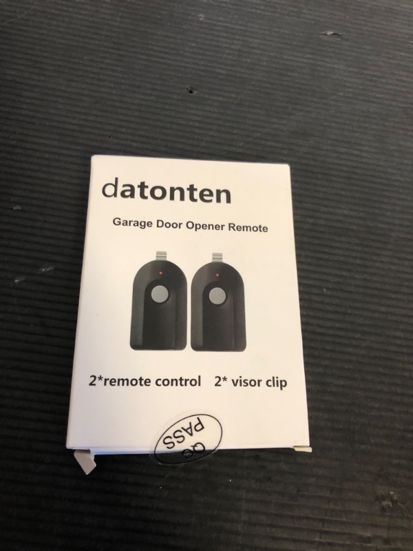 Photo 1 of datonten Replacement Garage Door Opener Remote,Compatible with Genie Garage Door Opener ACSCTG Type 1,390MHZ,2 Pack