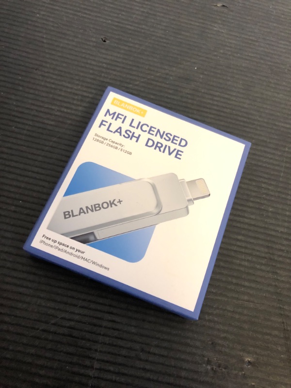 Photo 1 of MFi Certified 128GB Photo Stick for iPhone Flash Drive,USB Memory Stick Thumb Drives High Speed USB Stick External Storage Compatible for iPhone/iPad/Android/PC