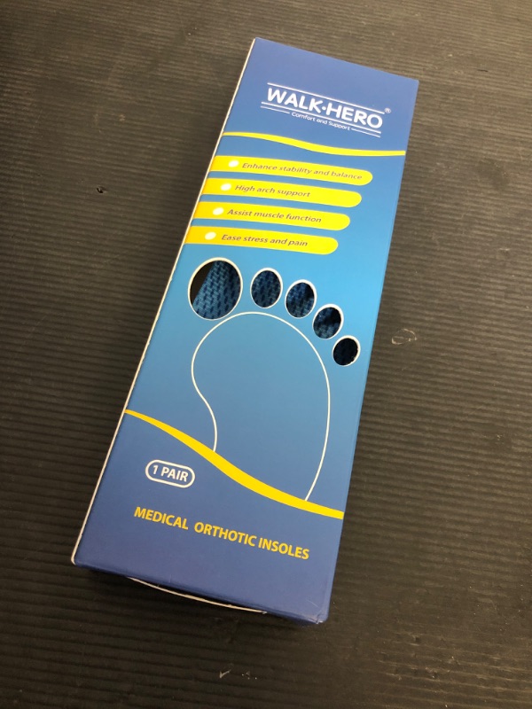 Photo 1 of Plantar Fasciitis Feet Insoles Arch Supports Orthotics Inserts Relieve Flat Feet, High Arch (Mens 5-5 1/2 | Womens 7-7 1/2)