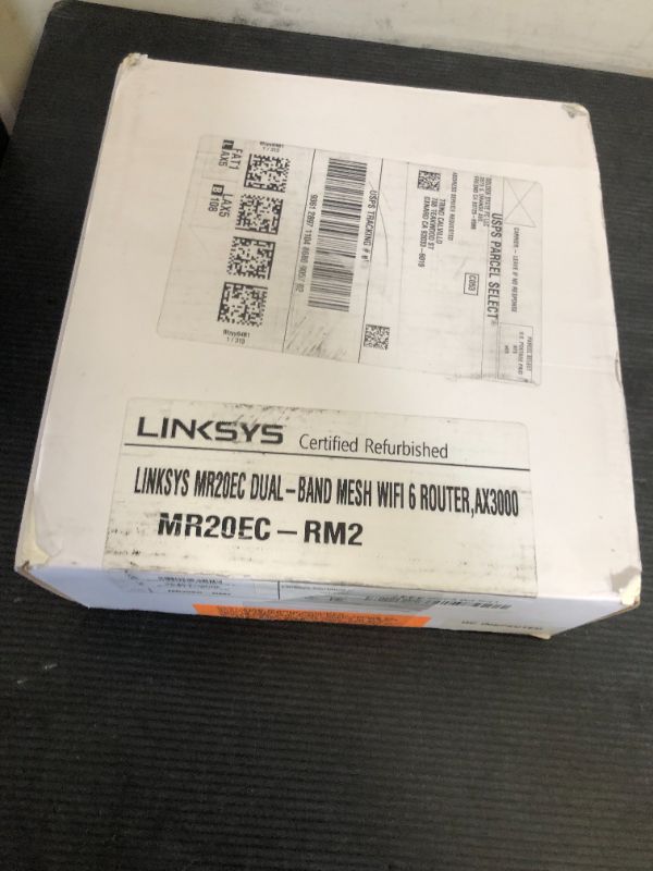 Photo 1 of Linksys MR20EC (MR2000) | Dual-Band Mesh WiFi 6 Router | 3.0 (AX3000) Speeds | Connect 25+ Devices | 2,000 Sq Ft Coverage | 18 Month Warranty (Renewed)