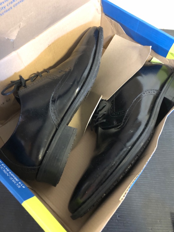 Photo 1 of Size 13--Nunn Bush Men's PRO Cap Toe Oxford with KORE Slip Resistant Comfort Technology, Black, 13