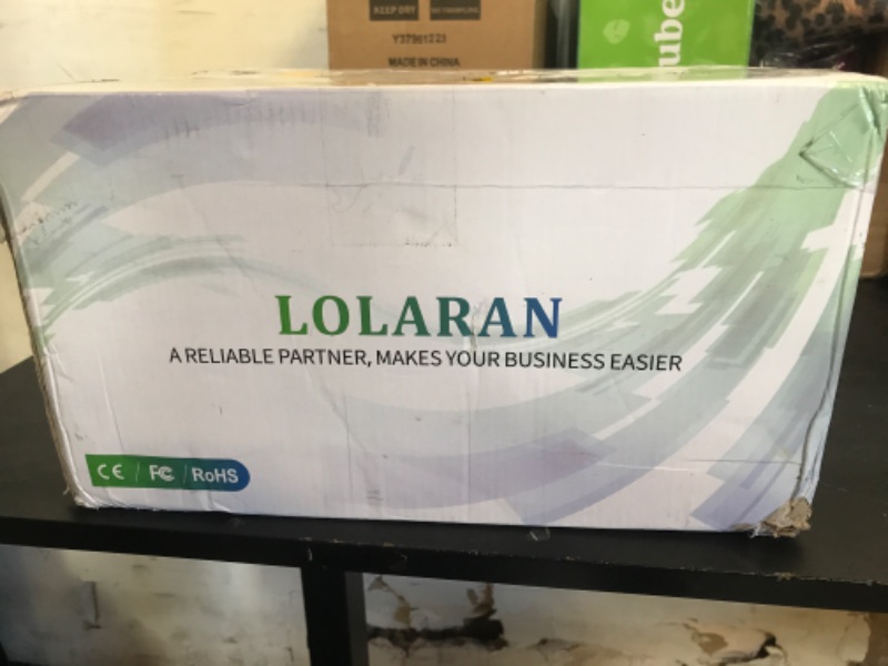 Photo 1 of LOLARAN AL1000 Money Counter Machine with Value Counting, Support Dollar and Euro, UV, MG, MT, IR, DD Counterfeit Detection, Cash Counter with LCD Display, Batch and Add, 1,000 Notes/Min