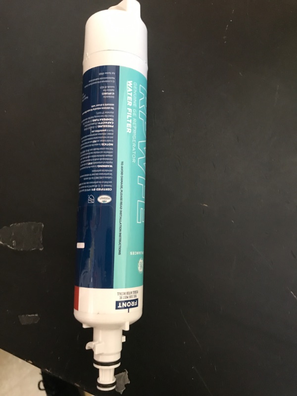 Photo 1 of GE RPWFE Refrigerator Water Filter, Genuine Replacement Filter, Certified to Reduce Lead, Sulfur, and 50+ Other Impurities, Replace Every 6 Months for Best Results, Pack of 1