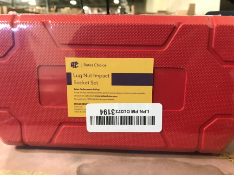 Photo 1 of Bates- Lug Nut Impact Socket Set, 5 pcs, Lug Nut Socket Set 1/2 Drive, 21mm Lug Nut Socket, Lugnut Impact Socket Set, Lug Nut Sockets, 22mm Lug Nut Socket Set 1/2 Impact, Wheel Lug Nuts Socket