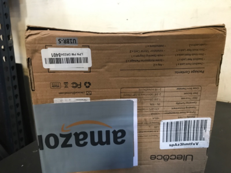 Photo 1 of Keyless Entry Door Lock Deadbolt with Handle Set, Door Locks for Front Door, Keypad Code with Handle, Smart Door Knob, Auto Lock, Code Door Lock with Installation Guide (Satin Nickel)