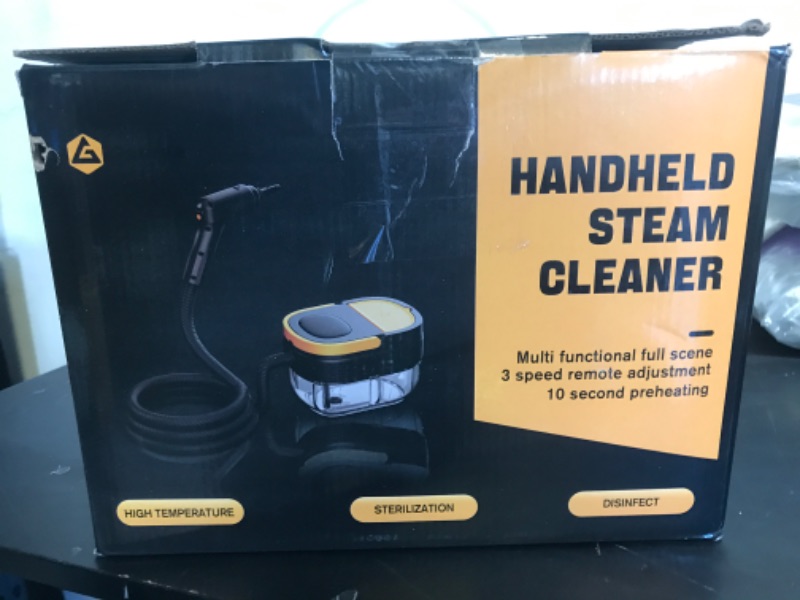 Photo 1 of Gautye Steam Cleaner, 3-Level Adjustable Handle, 15s Heat-Up, 1.69 Quarts Tank, Portable Steamer for Cleaning with 15 pcs Accessories, Steam Cleaner for Home for Dirt, Grease, Grout, Tile,Floor, Car