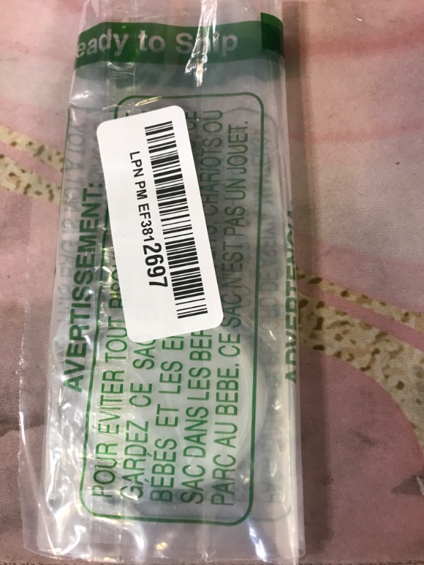 Photo 1 of Happizza 200Pcs Clear Badge Film 45mm (1.77in), Transparent Protective Film for 1.25 Inch 32mm Button Maker Machine, Plastic Mylars for DIY Round Circle Making Parts