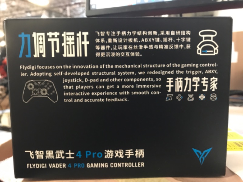 Photo 1 of FLYDIGI Vader 4 Pro Controller Force Adjustment Lever Joystick Hall & Micro Triggers 1000Hz Report Rate Stereo Vibration 800mAh Multi-Platform for PC/TV/NS/Android