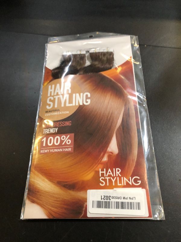 Photo 1 of Benehair Remy Tape in Hair Extensions Human Hair Medium Brown Seamless Skin Weft Tape in Real Human Hair Extensions Wavy Hair 24 Inch 50g #4 20 pcs