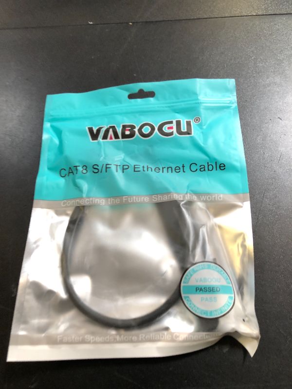 Photo 1 of Cat 8 Ethernet Cable, 1.5Ft 3Ft 6Ft 10Ft 15Ft 20Ft 30Ft 40Ft 50Ft 60Ft 100Ft Heavy Duty High Speed Internet Network Cable, Professional LAN Cable Shielded in Wall, Indoor&Outdoor