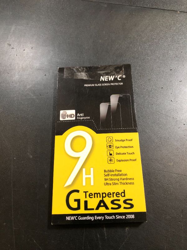 Photo 1 of NEW'C 3 Pack Designed for iPhone 14 Pro Max Screen Protector(6.7"),Tempered Glass, Case Friendly Anti Scratch Bubble Free Ultra Resistant