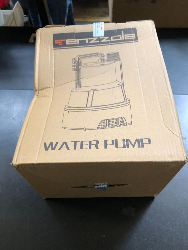 Photo 1 of Tenzzola Sump Pump, 1/4 HP 2000GPH Submersible Utility Water Pump, Thermoplastic Portable Electric Water Removal Transfer Pump with 16.4FT Cord for Swimming Pool Basement Garden Pond Tubs Draining