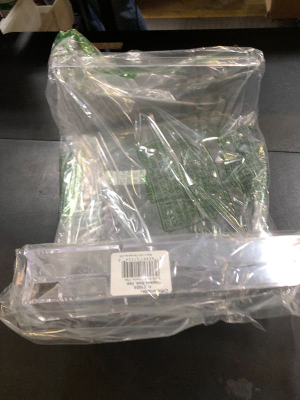 Photo 1 of Officemate Telephone Stand, Laptop Stand, Clear Plastic Computer Riser, Laptops Elevator for Desk, Clear (21524)