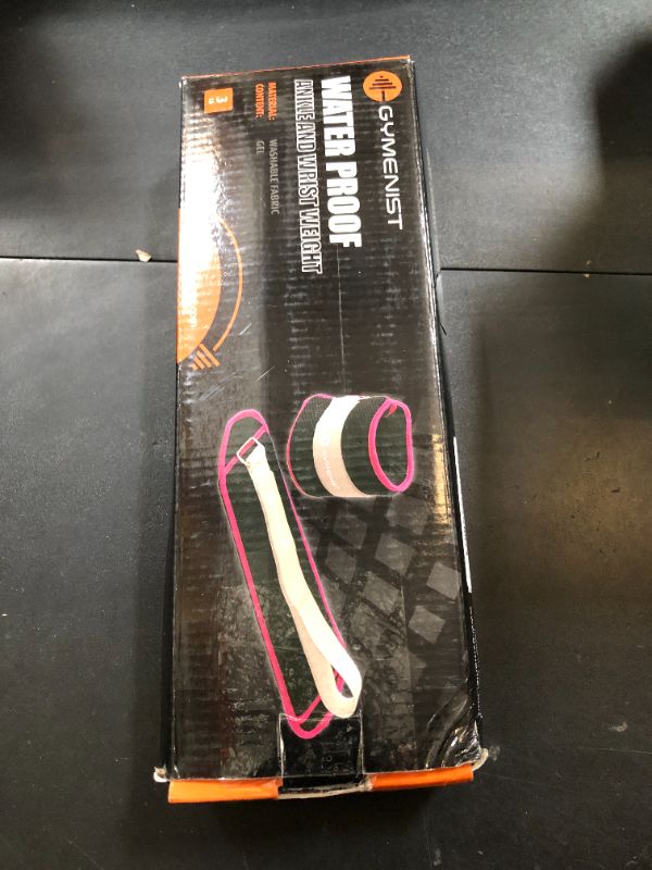 Photo 1 of Gymenist Water Proof Ankle Weights With Adjustable Strap Great For Swimming And All Water Sports Activities (3 - LB)