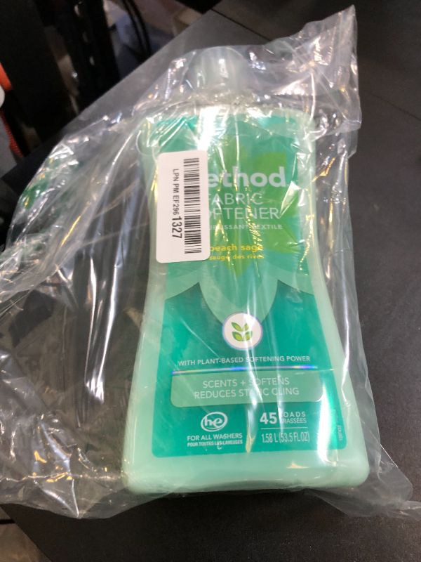 Photo 1 of Method Fabric Softener; Beach Sage; 53.5 Ounces; 45 Loads; 1 pack; Packaging May Vary