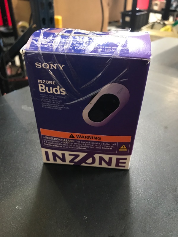Photo 1 of Sony Inzone s Wireless Gaming Earbuds, Perfect for PlayStation® 5, for PC/PS5/Switch/Mobile, 48Hr Battery with Case, Noise Canceling, 360 Spatial Sound, 2.4GHz USB-C Dongle, WF-G700N White