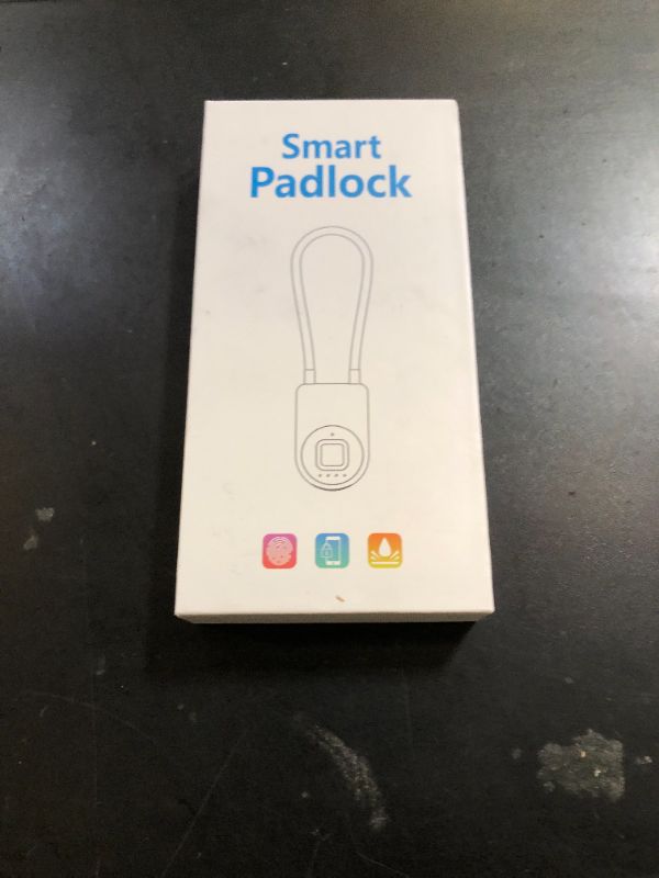 Photo 1 of Fingerprint Fridge Lock Cabinet Lock eLinkSmart Cord Padlock for French Door Refrigerator Child Proof with Waterproof 1000+ App Users 38cm 6 inch Steel Cable Lock for Gym Locker Cupboard Luggage