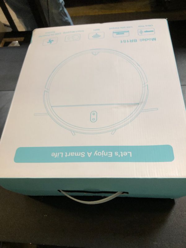 Photo 1 of Robot Vacuum and Mop Combo, 2 in 1 Mopping Robot Vacuum Cleaner with Schedule, Wi-Fi/Voice/App, Strong Suction, Easy of Use, Self-Charging Robotic Vacuum, Slim, Ideal for Hard Floor, Pet Hair, Carpet