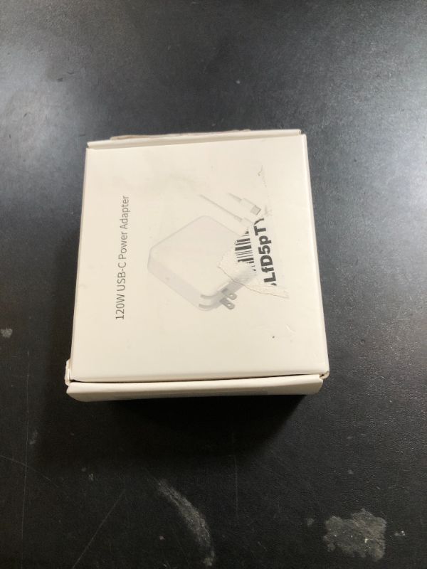Photo 1 of Mac Book Pro Charger - 120W USB C Fast Charger Adapter Compatible with MacBook Pro & MacBook Air 13, 14, 15, 16 inch, iPad Pro, Samsung Galaxy and All USB C Device